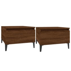 Tables d'appoint 2 pcs Chêne marron 50x46x35 cm Bois ingénierie 623800623800