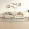 Tables basses 2 pcs blanc 50x50x40 cm bois d'ingénierie 623801623801