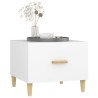 Tables basses 2 pcs blanc 50x50x40 cm bois d'ingénierie 623801623801