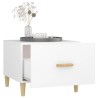 Tables basses 2 pcs blanc 50x50x40 cm bois d'ingénierie 623801623801