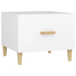 Tables basses 2 pcs blanc 50x50x40 cm bois d'ingénierie 623801623801