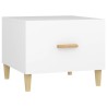 Tables basses 2 pcs blanc 50x50x40 cm bois d'ingénierie 623801623801