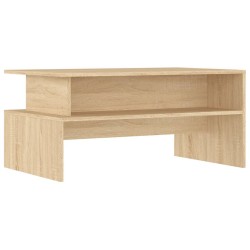 Table basse chêne sonoma 90x55x42,5 cm bois d'ingénierie 623811623811