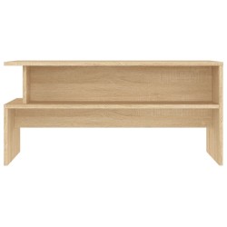 Table basse chêne sonoma 90x55x42,5 cm bois d'ingénierie 623811623811