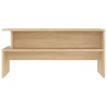Table basse chêne sonoma 90x55x42,5 cm bois d'ingénierie 623811623811