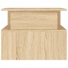Table basse chêne sonoma 90x55x42,5 cm bois d'ingénierie 623811623811