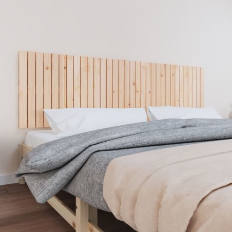 Tête de lit murale 204x3x60 cm Bois massif de pin 623812623812