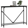 Table console noir 102x22,5x75 cm bois d'ingénierie 623813623813