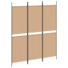 Paravent 3 panneaux Beige 150 x 180 cm Tissu 623815623815