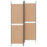 Paravent 3 panneaux Beige 150 x 180 cm Tissu 623815623815