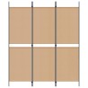 Paravent 3 panneaux Beige 150 x 180 cm Tissu 623815623815