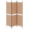 Paravent 3 panneaux Beige 150 x 180 cm Tissu 623815623815