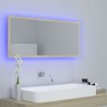 Miroir LED de salle de bain Chêne sonoma 100x8,5x37cm Acrylique 623816623816
