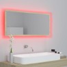 Miroir LED de salle de bain Chêne sonoma 100x8,5x37cm Acrylique 623816623816