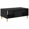 Table basse Chêne noir 90 x 50 x 26,5 cm Bois d'ingénierie 623817623817