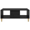 Table basse Chêne noir 90 x 50 x 26,5 cm Bois d'ingénierie 623817623817