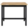 Table haute EKAI Noir 112 x 70 x 91 cm Bois de pin massif 623818623818