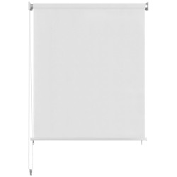 Store roulant d'extérieur 205 (l) x 230 (H) cm blanc 623823623823