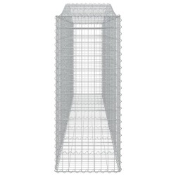 Paniers à gabions arqués 3 pcs 400x50x120/140 cm Fer galvanisé 623825623825
