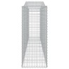 Paniers à gabions arqués 3 pcs 400x50x120/140 cm Fer galvanisé 623825623825