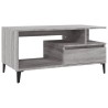 Table basse Sonoma gris 90x49x45 cm Bois d'ingénierie 623827623827
