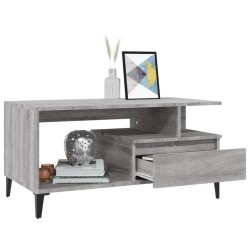 Table basse Sonoma gris 90x49x45 cm Bois d'ingénierie 623827623827