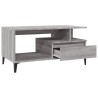 Table basse Sonoma gris 90x49x45 cm Bois d'ingénierie 623827623827