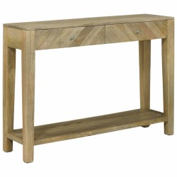 Table console avec tiroir Gris naturel 110 x 30 x 80 cm 623829623829