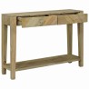 Table console avec tiroir Gris naturel 110 x 30 x 80 cm 623829623829