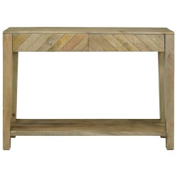 Table console avec tiroir Gris naturel 110 x 30 x 80 cm 623829623829