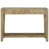 Table console avec tiroir Gris naturel 110 x 30 x 80 cm 623829623829