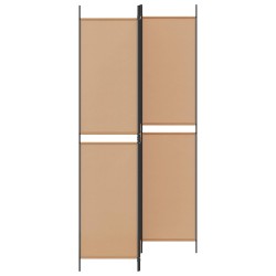 Paravent en 3 panneaux Beige 150 x 220 cm Tissu 623837623837