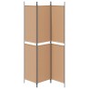 Paravent en 3 panneaux Beige 150 x 220 cm Tissu 623837623837