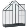Serre de jardin avec porte Anthracite 183,5 x 63,5 x 207 cm 623838623838