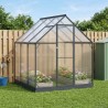 Serre de jardin avec porte Anthracite 183,5 x 183,5 x 207 cm 623839623839