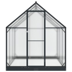 Serre de jardin avec porte Anthracite 183,5 x 183,5 x 207 cm 623839623839