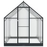 Serre de jardin avec porte Anthracite 183,5 x 183,5 x 207 cm 623839623839