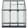 Serre de jardin avec porte Anthracite 183,5 x 183,5 x 207 cm 623839623839