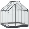 Serre de jardin avec porte Anthracite 183,5 x 183,5 x 207 cm 623839623839