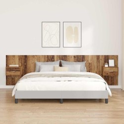 Tête de lit avec armoire 3 pcs Bois Ancien Bois d'ingénierie 623845623845