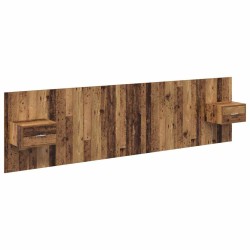 Tête de lit avec armoire 3 pcs Bois Ancien Bois d'ingénierie 623845623845