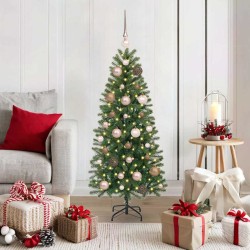 Sapin de Noël artificiel avec 150 LED Vert 120 cm PE et PVC 623852623852