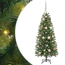Sapin de Noël artificiel avec 150 LED Vert 120 cm PE et PVC 623852623852