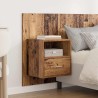 Tête de lit avec armoire 3 pcs Bois Ancien Bois d'ingénierie 623860623860