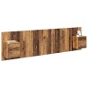 Tête de lit avec armoire 3 pcs Bois Ancien Bois d'ingénierie 623861623861