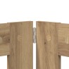 Porte de chien pliable avec supports 2 pcs Chêne artisanal 623863623863