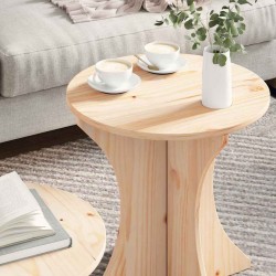 Table basse 2 pcs Naturel Bois massif en pin 623868623868