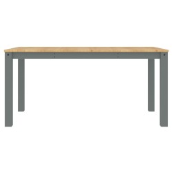 Table à manger PANAMA gris 160x80x75 cm bois massif de pin 623871623871
