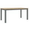 Table à manger PANAMA gris 160x80x75 cm bois massif de pin 623871623871