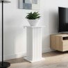 Support de Plante 2 pcs Blanc brillant 30,5 x 30 x 60,5 cm 623874623874